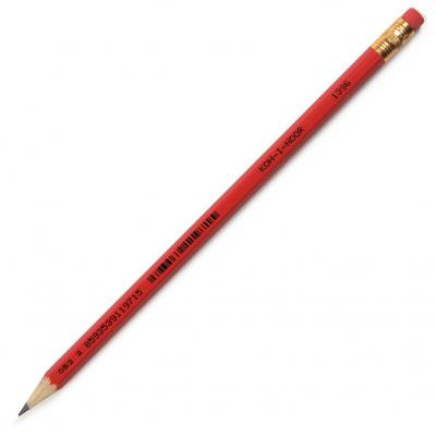 Карандаш графитный Koh-i-Noor 1396-3, НВ, with eraser, red (139600200179) Винница - изображение 1