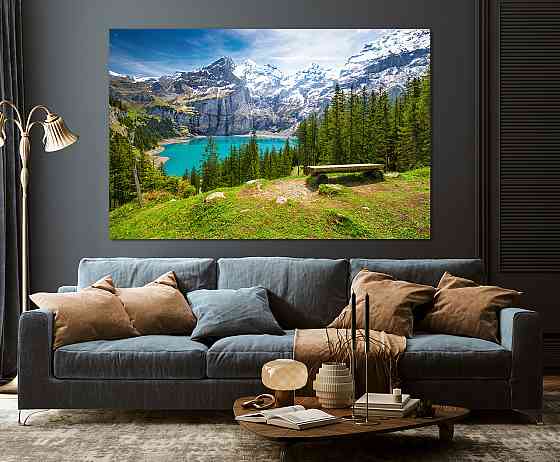 Картина холст в гостиную / спальню   Природа гір      MLP_360 90х180см Киев