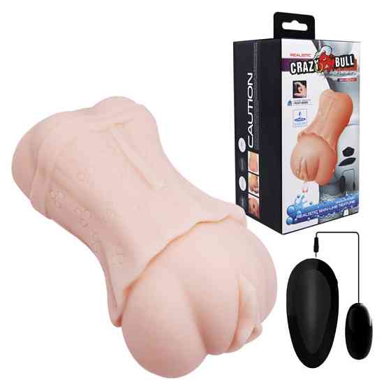 Мастурбатор вагіна - Crazy Bull Vagina Masturbator Flesh Vibrating II Sex Aura Київ