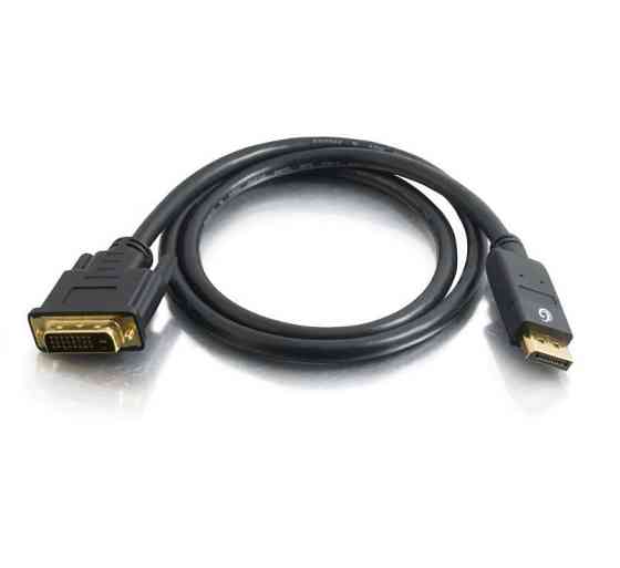 Кабель DisplayPort M - DVI-D 25 M, 1.8 м, чорний Винница