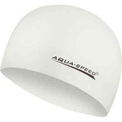 Шапка для плавання Aqua Speed Mega 100-05 білий Уні OSFM (5908217635433) Вінниця
