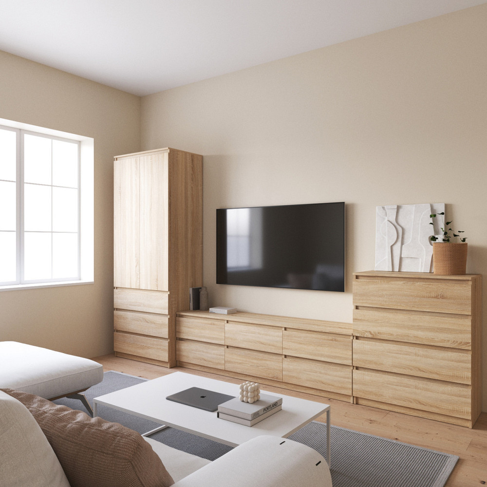 Комплект мебели в гостиную VAYS, шкаф R-9 тумба R-12 комод R-4 Львов - изображение 2