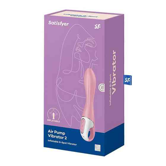 Вібратор точки G надувний Satisfyer Air Pump Vibrator 2 Sex Aura Київ