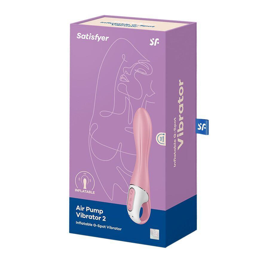 Вібратор точки G надувний Satisfyer Air Pump Vibrator 2 Sex Aura Київ - фото 5
