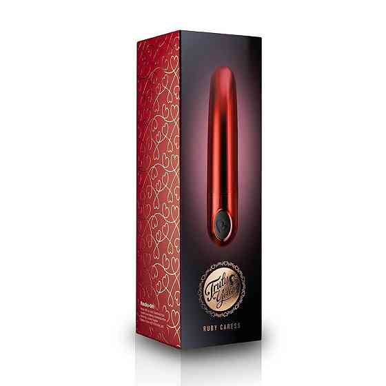 Вибропуля Rocks Off Ruby Caress, 10 режимов, от батарейки Sex Aura Киев