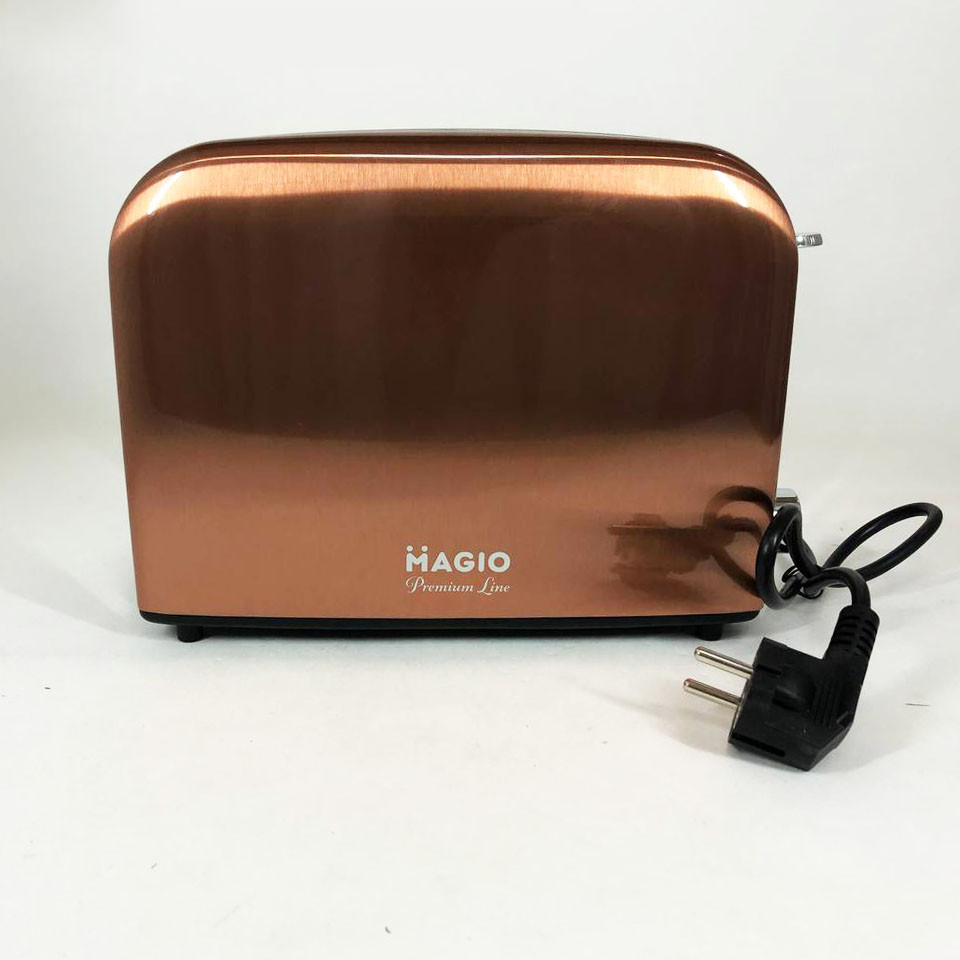 Тостер на 2 скибочки з терморегулятором Magio MG-285, Тостер зі ступенями підсмажування SK-77 Львів - фото 3
