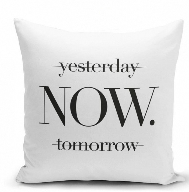 Подушка Yesterday, Now, Tomorrow 35х35см Вінниця - фото 1