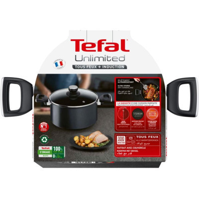 Каструля Tefal Unlimited 5,3 л Black (G2554672) Вінниця - фото 7