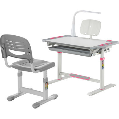 Парта зі стільцем FunDesk Littonia Pink Вінниця - фото 9