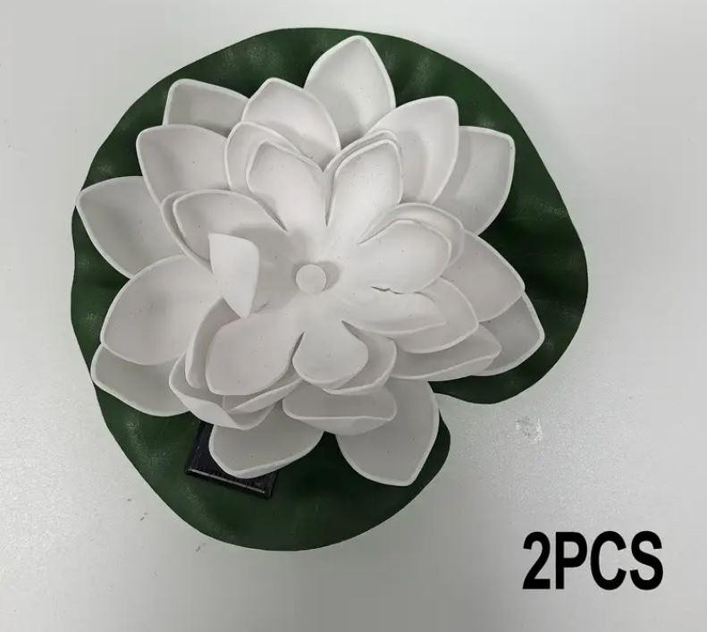 Плаваючий світильник у формі квітки з сонячною батареєю. Київ - фото 2