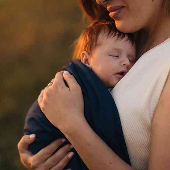 Легкий плед/Трикотажна пелюшка Синій Київ