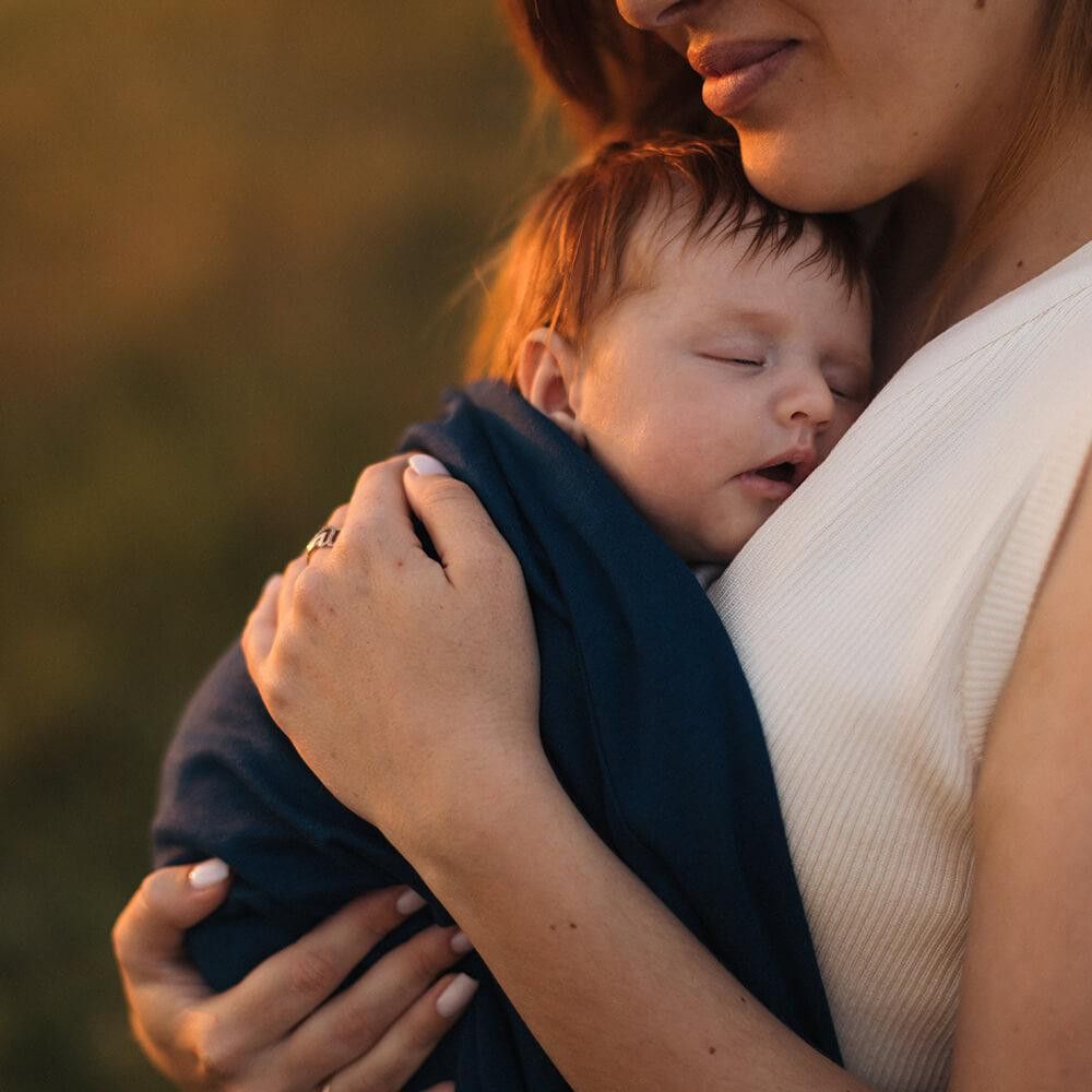 Легкий плед/Трикотажна пелюшка Синій Київ - фото 1