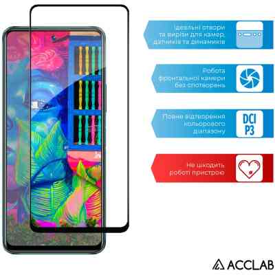 Стекло защитное ACCLAB Full Glue Infinix Hot 11s Black (1283126529542) Винница
