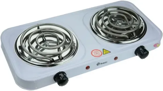 Электроплита спиральная Domotec HP-200 B, настольная электрическая плитка Коломыя
