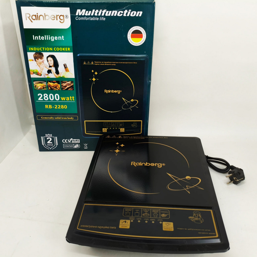 Плита електрична настільна професійна, Надійна кухонна плита, Міні-плита для дому UB-45 Львів - фото 3