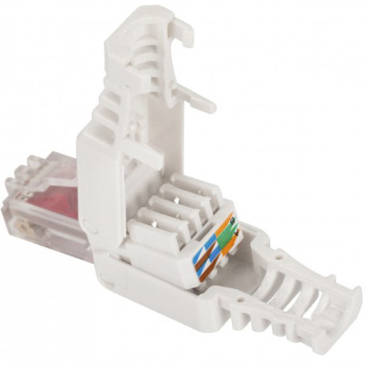 Конектор RJ45 cat.6 UTP 8P8C, безінструментальний, 1шт Kingda (KD-PGU8054-C6) Вінниця - фото 2