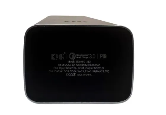 Внешний аккумулятор (power bank) 30000мАч 22,5Вт KP KPG-312 Киев