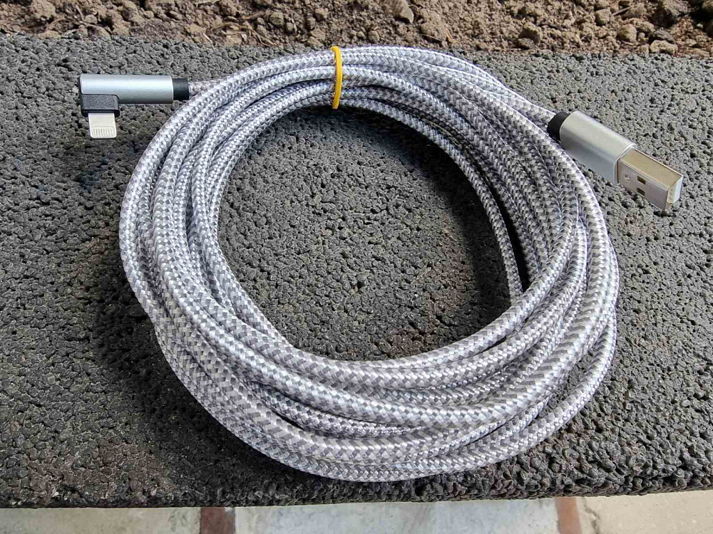 Кабель зарядний USB - Lightning 5м (товар вживаний) Луцьк - фото 6