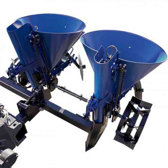 Картоплесаджалка 2р. ланцюгова до мототрактора + бункер для внесення добрив (фіксоване міжряддя) (КС19) Харьков