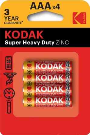 Батарейка KODAK Super Heavy Duty R3/AAA солевая Блистер 4шт Днепр