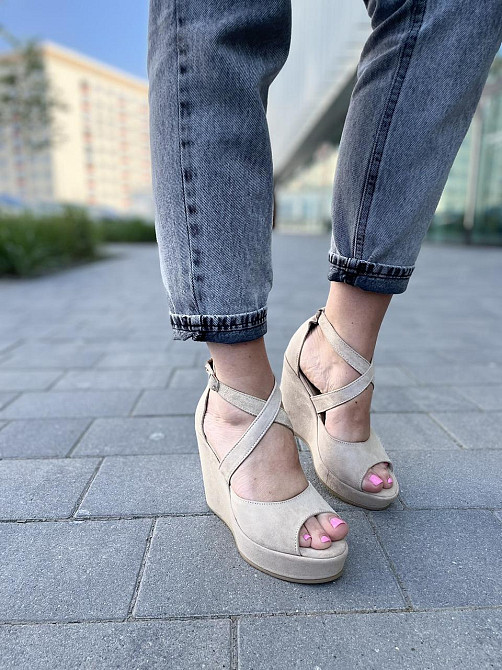 Nivelle Босоніжки жіночі NIVELLE 1815/C-818 бежеві (літо, замша натуральна) (3743) 37р.40р. Коломия - фото 6