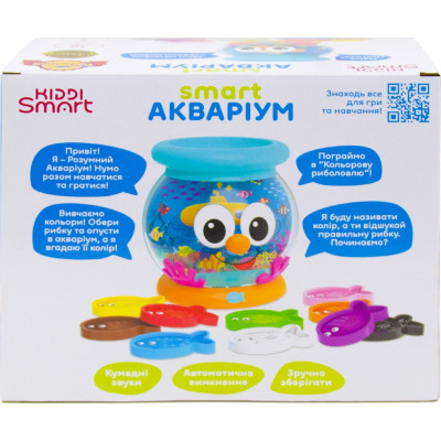 Развивающая игрушка Kiddi Smart Интерактивная обучающая игрушка Smart-Аквариум украинский и английский язык (207659) Винница - изображение 4