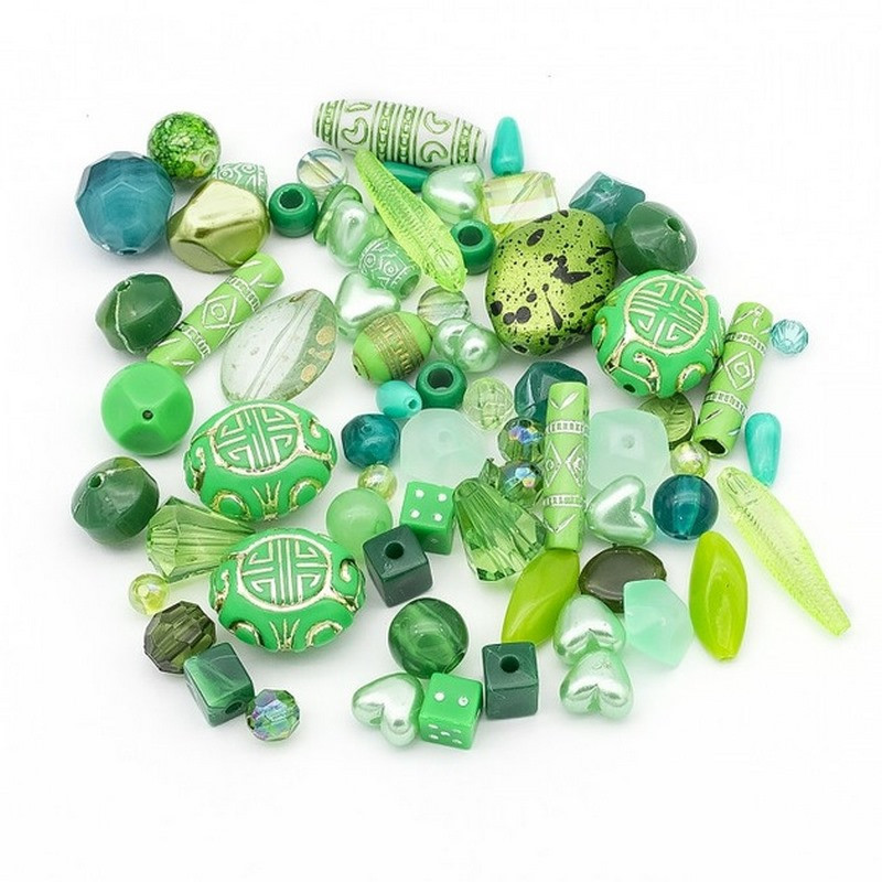 Декоративні намистинки для творчості Бомбей Dom Busin УТ100014221 в упаковці 110 шт Вінниця - фото 1