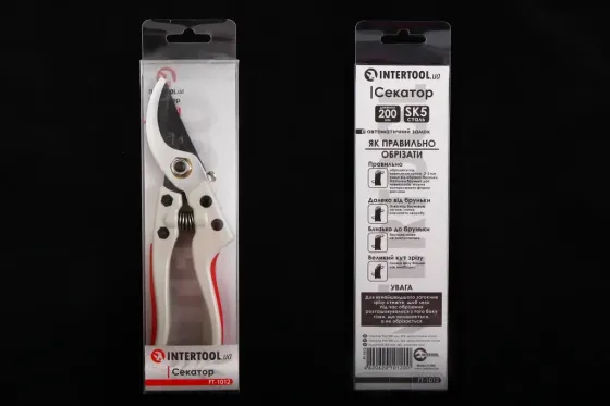 Секатор 200 мм Intertool Prof (d реза до 18 мм) Винница