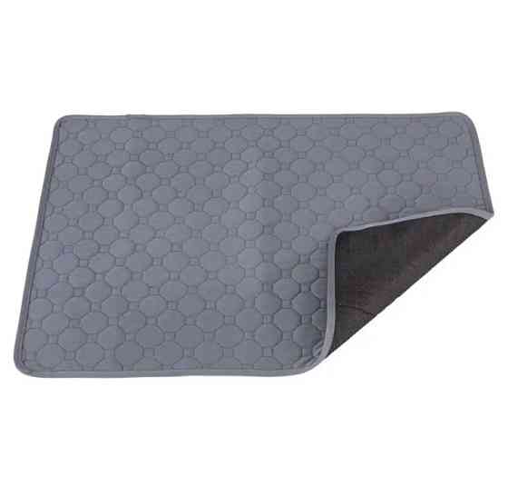 Коврик для котов и собак ,супервпитывающий, низ не пропускает мочу, размер 50*35 см, серый, нейлон. Киев