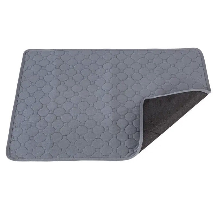 Коврик для котов и собак ,супервпитывающий, низ не пропускает мочу, размер 50*35 см, серый, нейлон. Киев - изображение 1