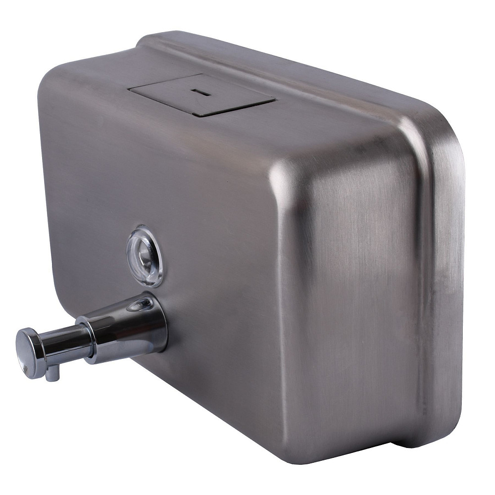 Дозатор рідкого мила HOTEC 13.113-1,0L горизонтальний 1000мл,Stainless Steel SUS304 Тернополь - изображение 1