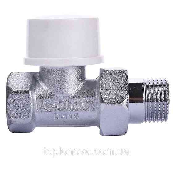 Кран радиаторный прямой ARCO 1/2″ под термоголовку 501285 TB285 M30 Черновцы