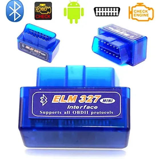 Автоадаптер ELM327 OBD2 mini BT (2 плати) для діагностики та зчитування помилок з ЕБУ автомобіля чер Київ