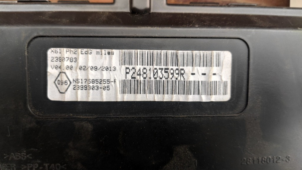 Панель приладів (спідометр) Renault Kangoo 2013-2016 (P248103599R) Ковель - фото 3