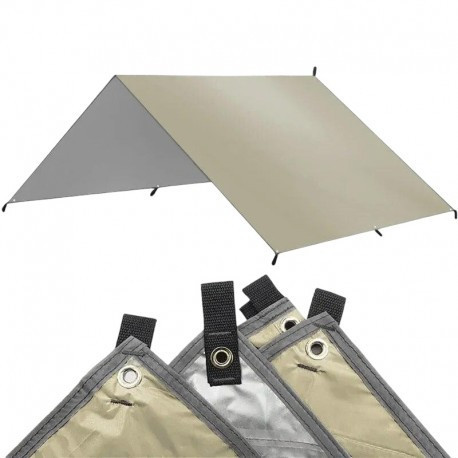 Тент-сірня 3x4 метри колір хакі | Туристичний тент із захистом від сонця UPF50+.AT3 Одеса - фото 1