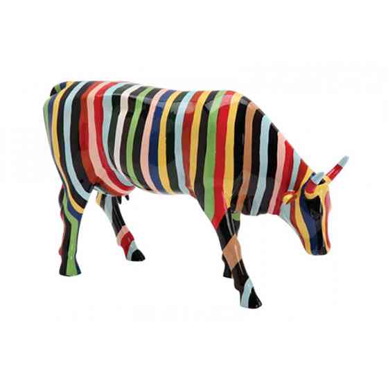 Колекційна статуетка Cow Parade корова Striped, Size L Рівне