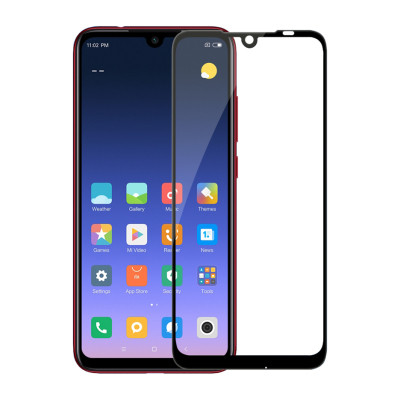 Стекло защитное PowerPlant Full screen Xiaomi Redmi Note 7 Pro, Black (GL606283) Винница - изображение 1