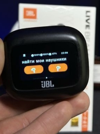 Бездротові навушники JBL Live Beam 3 із сенсорним екраном Киев - изображение 2
