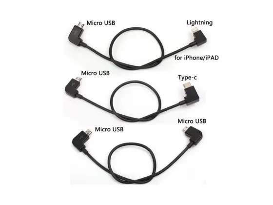 Кабель OTG MicroUSB 28 см для пультов DJI Spark, Mavic Pro и Air Киев