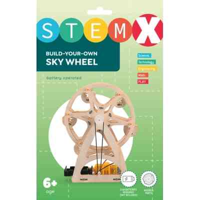 Конструктор Stem Колесо огляду Дерев'яний на батарейках (3858894673742) Вінниця