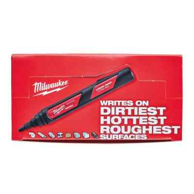 Маркер Milwaukee на основі рідкої фарби INKZALL чорний - LP (48223731) Вінниця