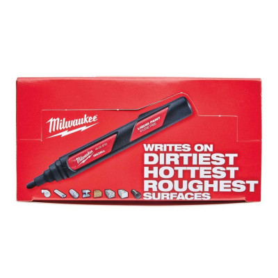 Маркер Milwaukee на основі рідкої фарби INKZALL чорний - LP (48223731) Вінниця - фото 4