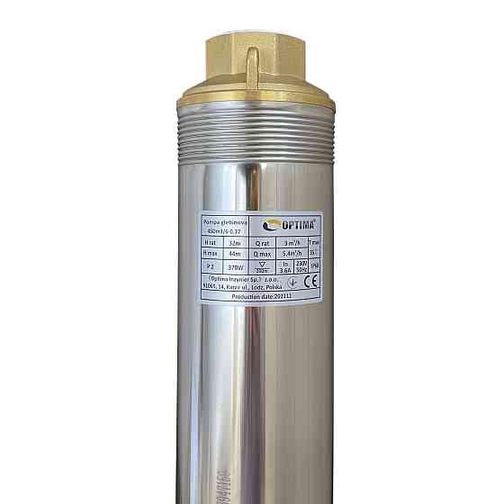 Насос свердловинний з підв. стійк. до піску OPTIMA  4SDm3/ 6 0.37 кВт 44м + пульт+кабель 25м NEW Тернополь