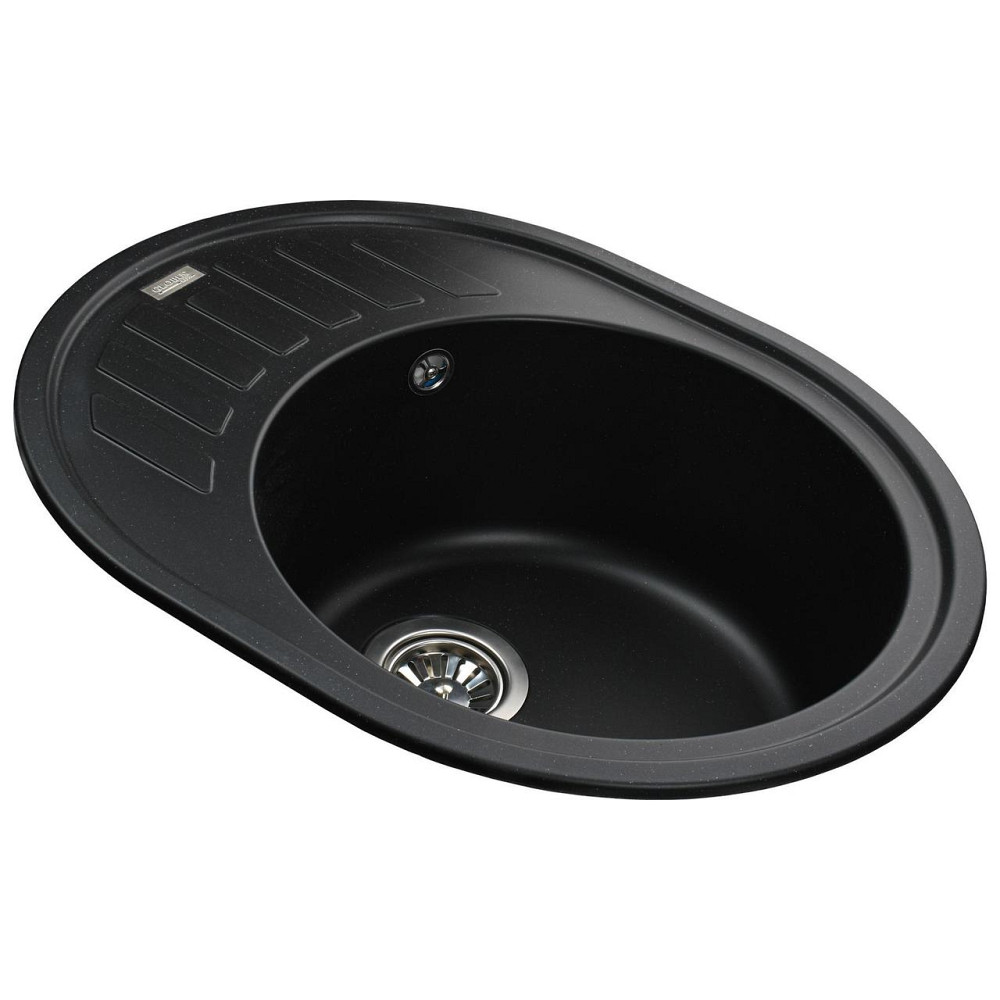 Гранитная мойка Globus Lux ARNO черный 620х500мм-А0002 (000020962) Киев - изображение 2