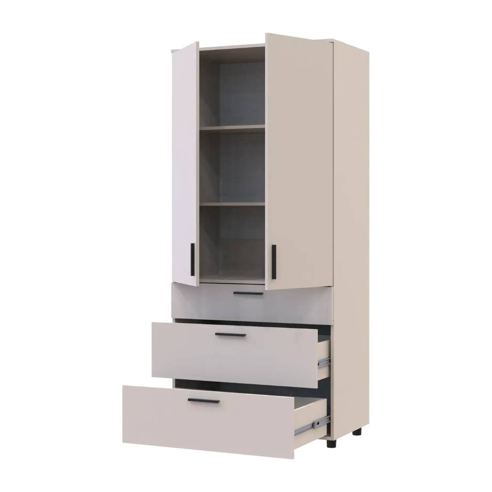 Шафа для одягу Doros Торн Кашемір 2 ДСП/3Ш (полиці) 90х51.6х200 (DRS-012028) Львів - фото 2