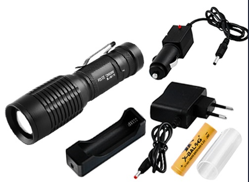 Ручний ліхтар Police BL-T1861,1862, Li-ion 18650, 1хCree XM-L T6, Zoom Дніпро