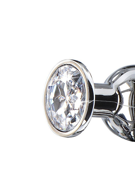 Анальная пробка металлическая TOY JOY Diamond, L, 13 × 9,5 см Sex Aura Киев - изображение 4