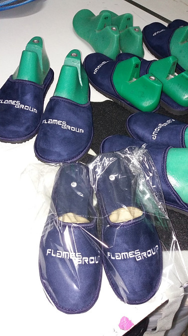 Тапочки с вышивкой женские мужские тапки на заказ от производителя Одесса - изображение 4