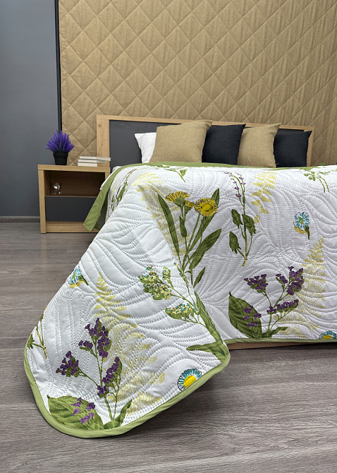 Покривало Decorator Spring Glade 140х215 см з різнобарвним квітковим принтом (85-187) Київ - фото 8