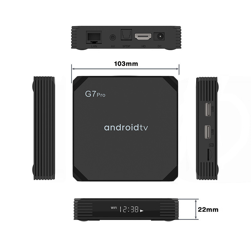 Смарт ТВ приставка G7 Pro 4/32 Гб Android TV 11 Smart Box Андроїд ТВ бокс Київ - фото 5